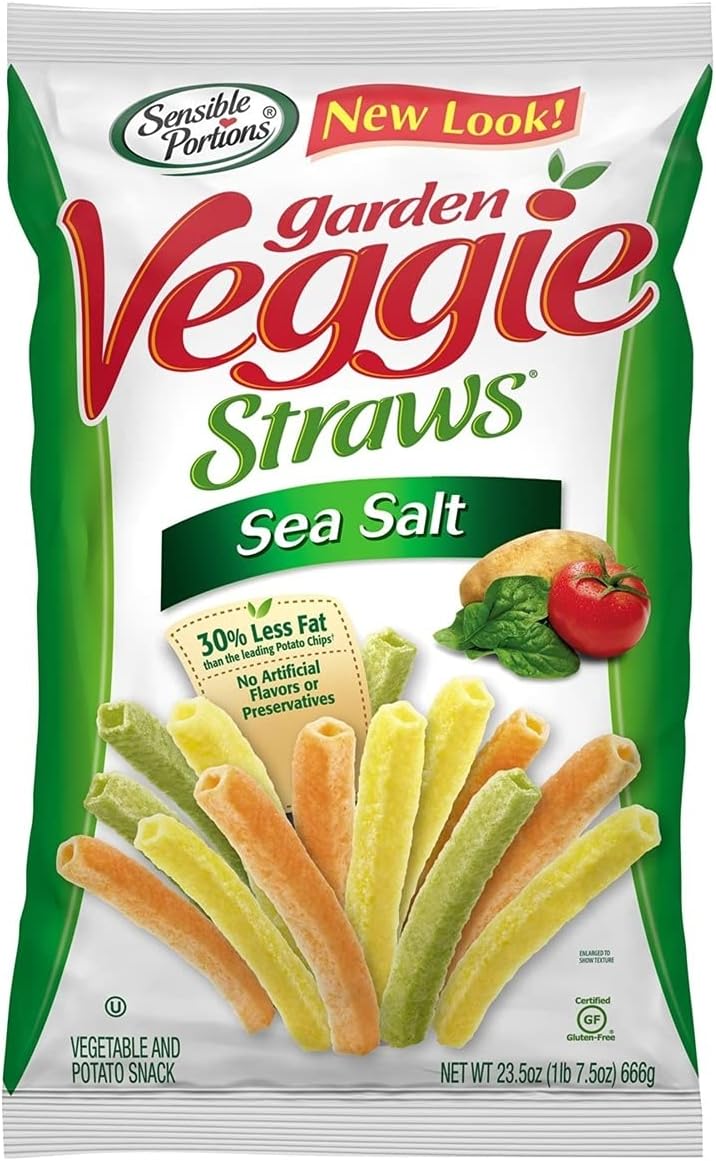 Sensible PortionsSea Salt Garden Veggie Straws (23.5 Ounce)