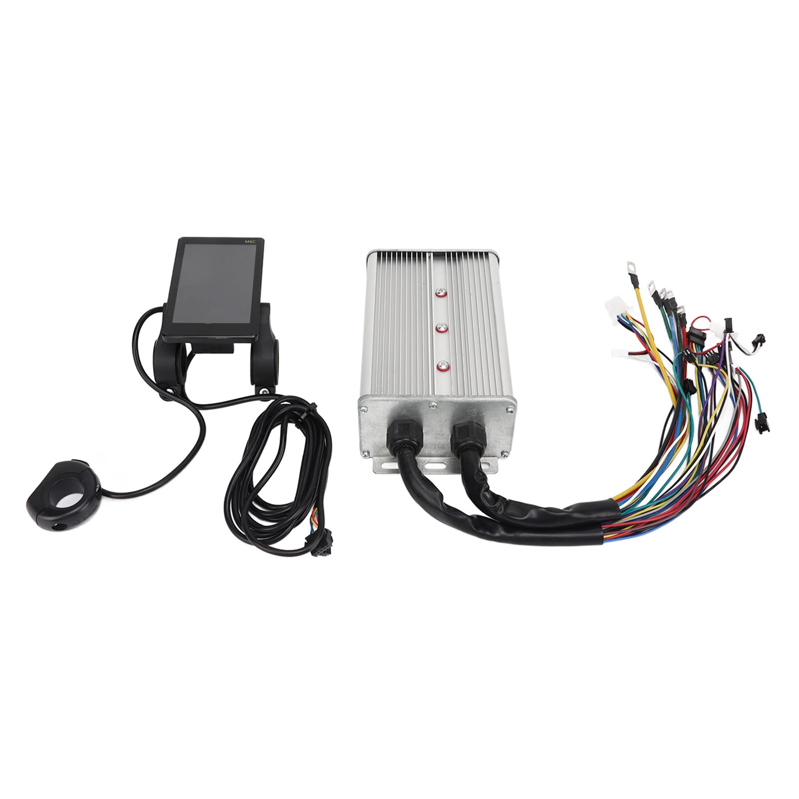 Zestaw do konwersji roweru elektrycznego 48V 60V kontroler do silników 1500W Panel M6C do kierownic 22.5mm rowery elektryczne skutery