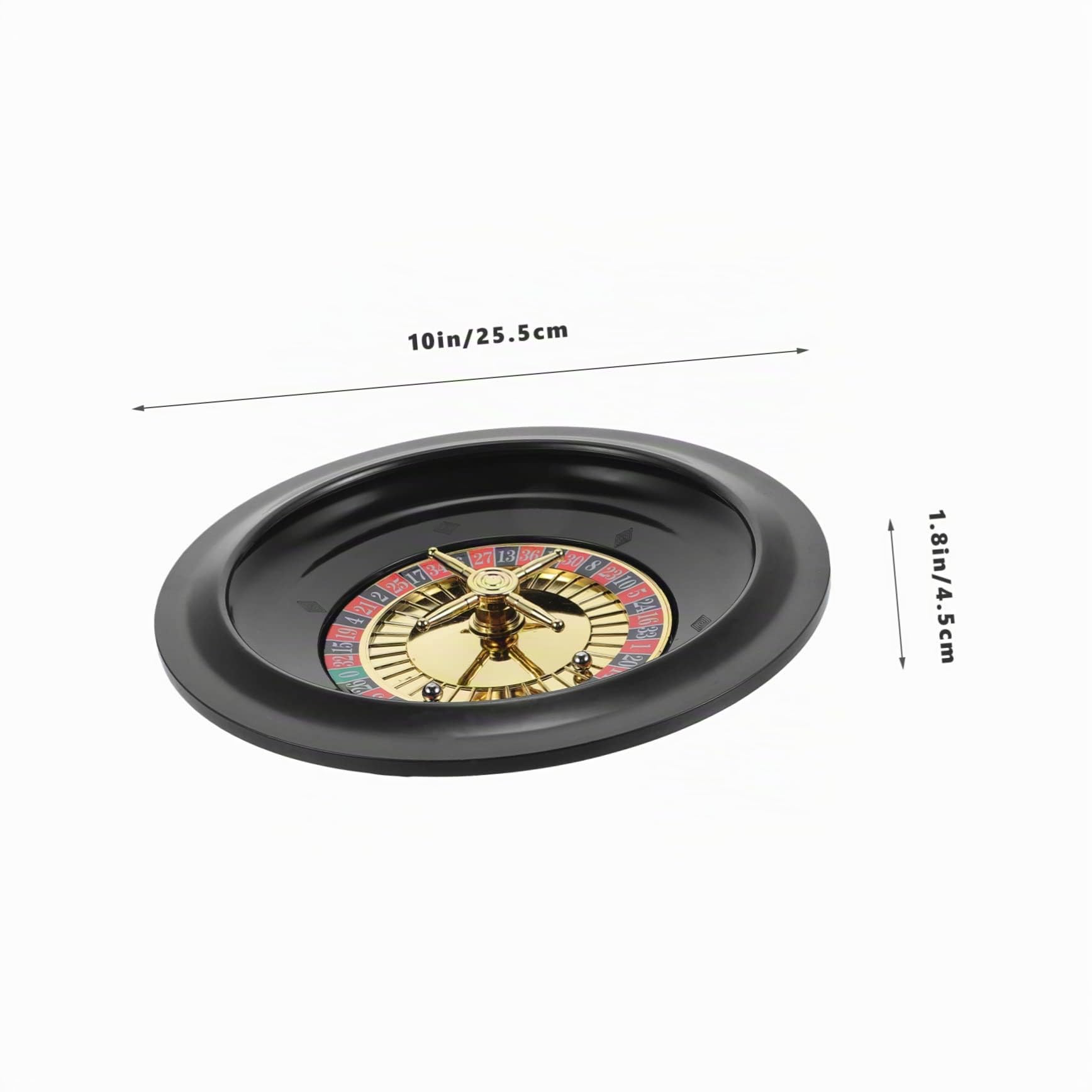 Poker Wheel Kit de jeu Roulette rotative pour fêtes Jeu de table Divertissement pour fêtes d'anniversaire et soirées de jeux