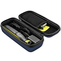 Vista 1 de ProCase - Funda rígida para recortadora y afeitadora eléctrica híbrida, bolsa organizadora de viaje y transporte para QP2520 QP2530 QP2620 QP2630