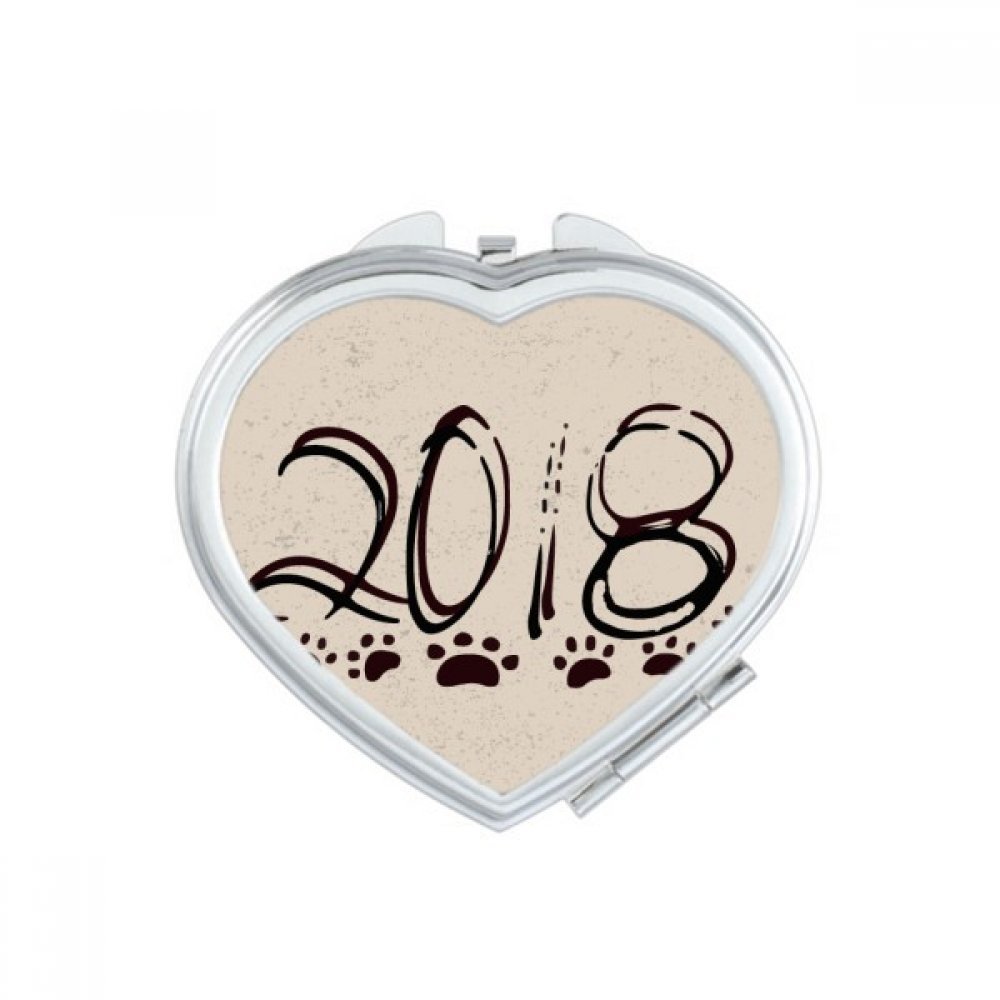 Miroir de poche mignon petit cadeau original pour vœux de nouvelle année