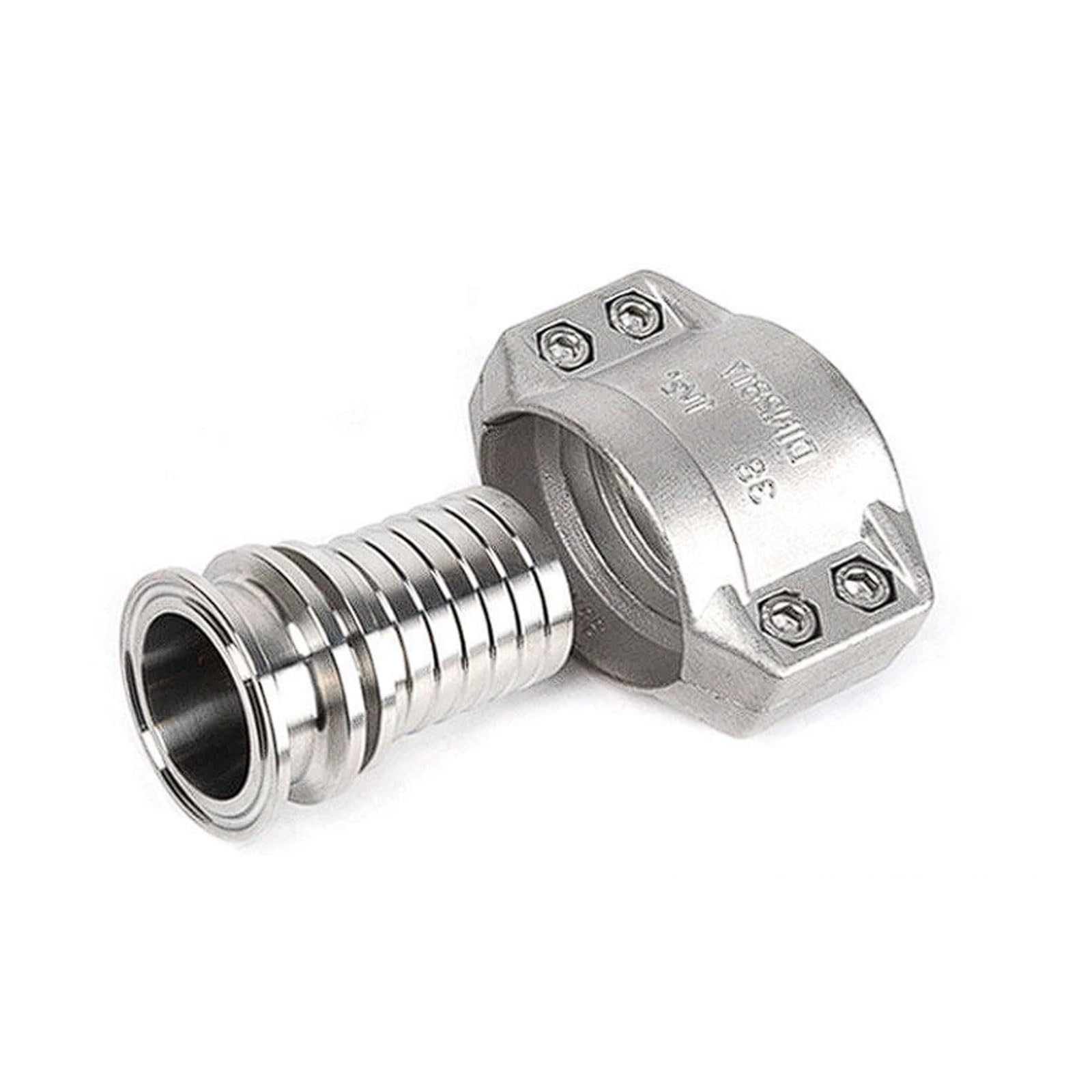 Esmen Uae One Color Ss304 Stainless Steel Safety Pipe Clamp, Two-Half Type For Flexible Hoses Clamps, Lapel Brackets, Half-Connect Pipe Fittings Tube Fittings(K50.5*Ф32)