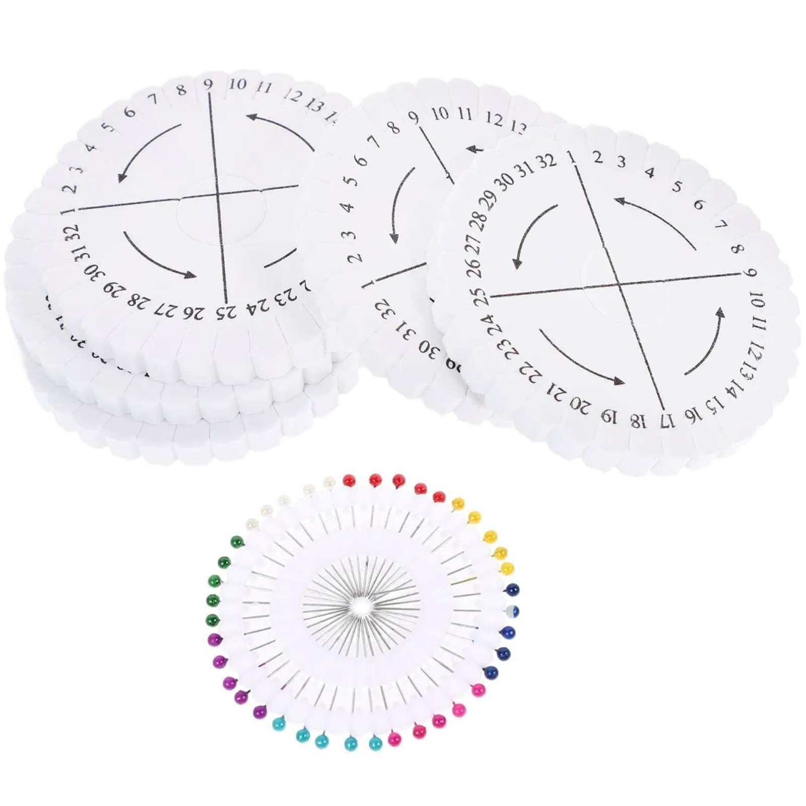 Dfgbapkbl One Color Macrame Project Board 1Set Disk Weaving Plate Dense Braiding Board Positioning Pins For Diy Bracelet Necklace Handmade Kumihimo