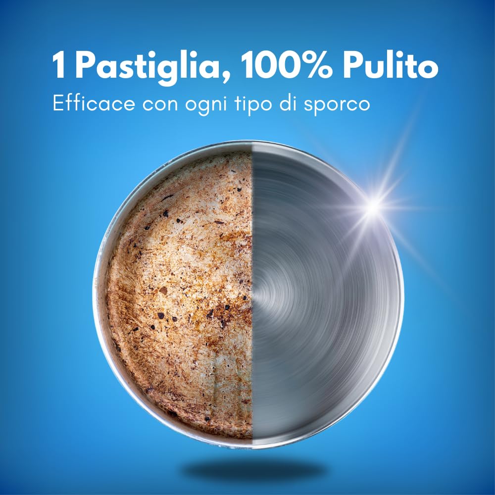 Tabs All-in-One - Pastiglie Lavastoviglie, Rimozione Completa dei Residui - 3 Pack da 100 Pastiglie