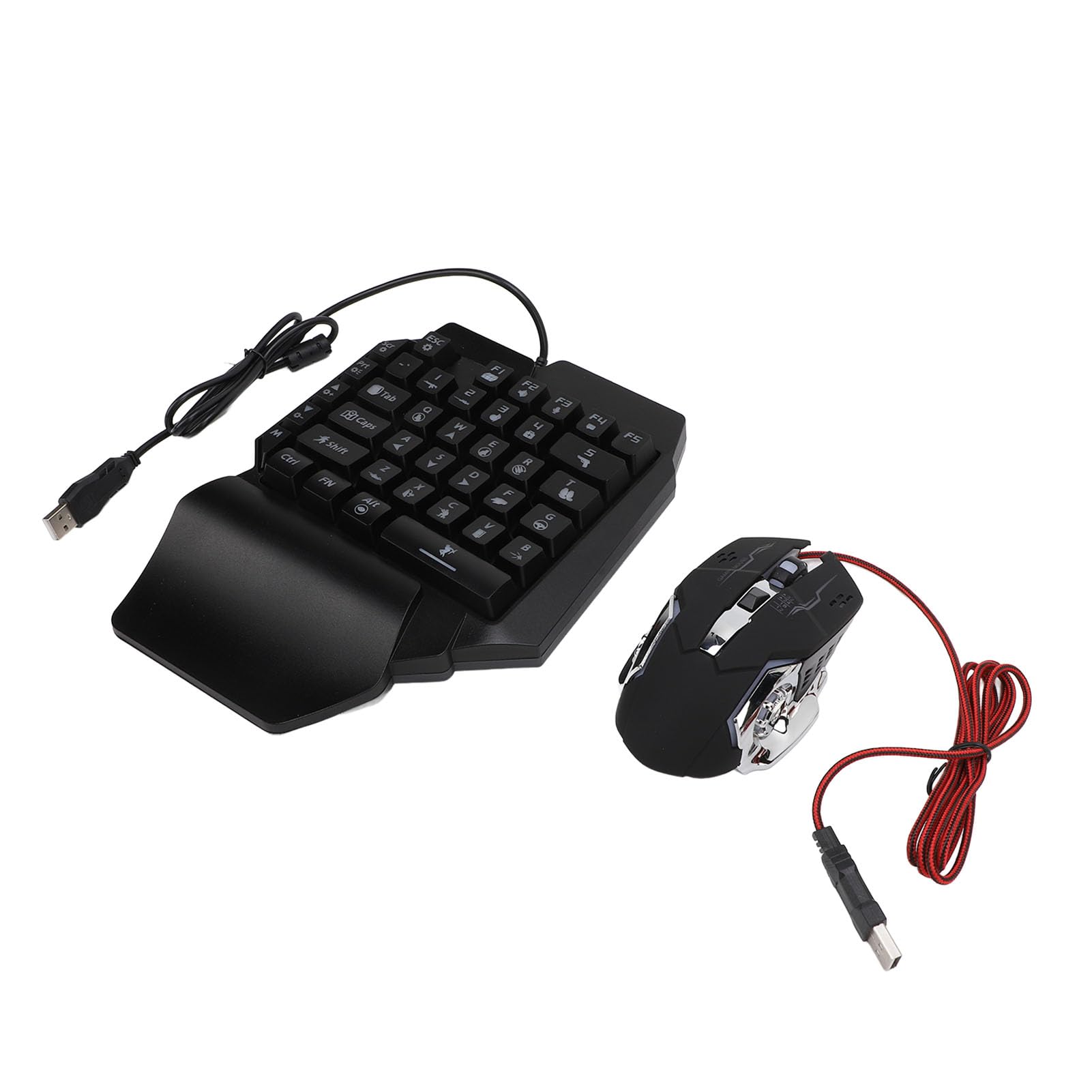 Convertisseur Clavier-Souris de Jeu, Combo Efficace pour Les Jeux Mobiles, Ensemble 4 en 1 avec Support de Téléphone Réglable, Matériau ABS