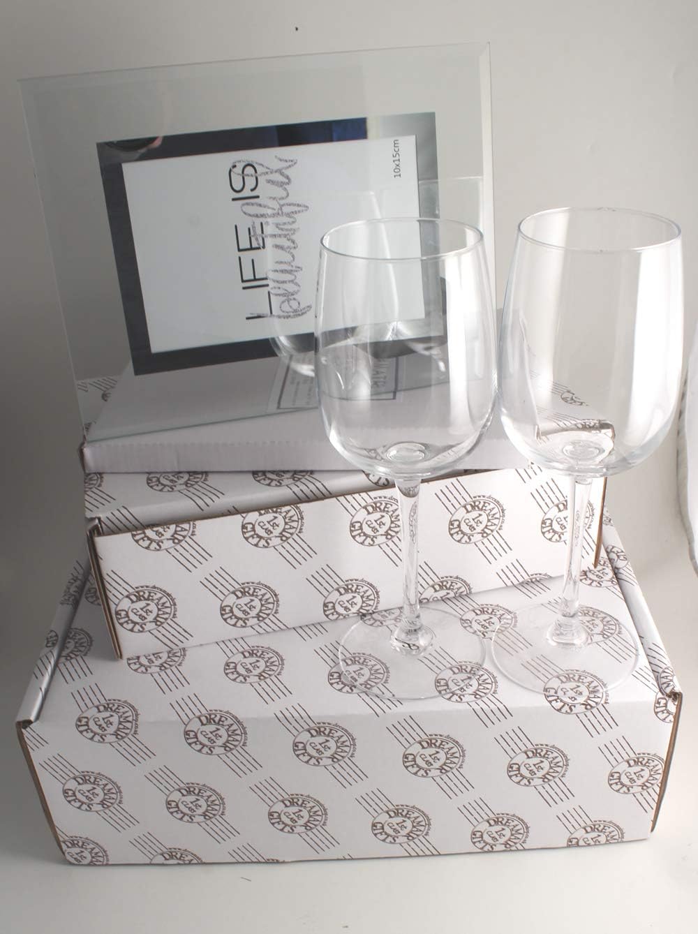 Exсluѕіvе Dіѕсоunt 🔥 30th Pearl Wedding Anniversary Wine Glasses and Photo Frame Gift Set
