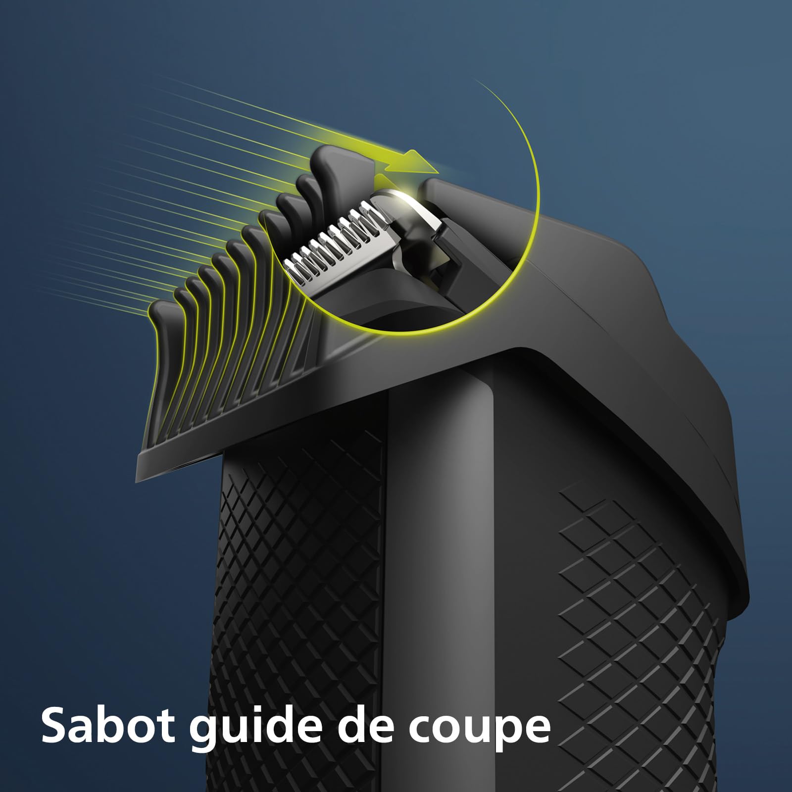 Philips Series 3000 - Tondeuse à barbe électrique pour homme avec tondeuse à barbe de précision, système de guide de coupe, 90 min d'autonomie et charge de 1 heure (modèle BT3238/15)