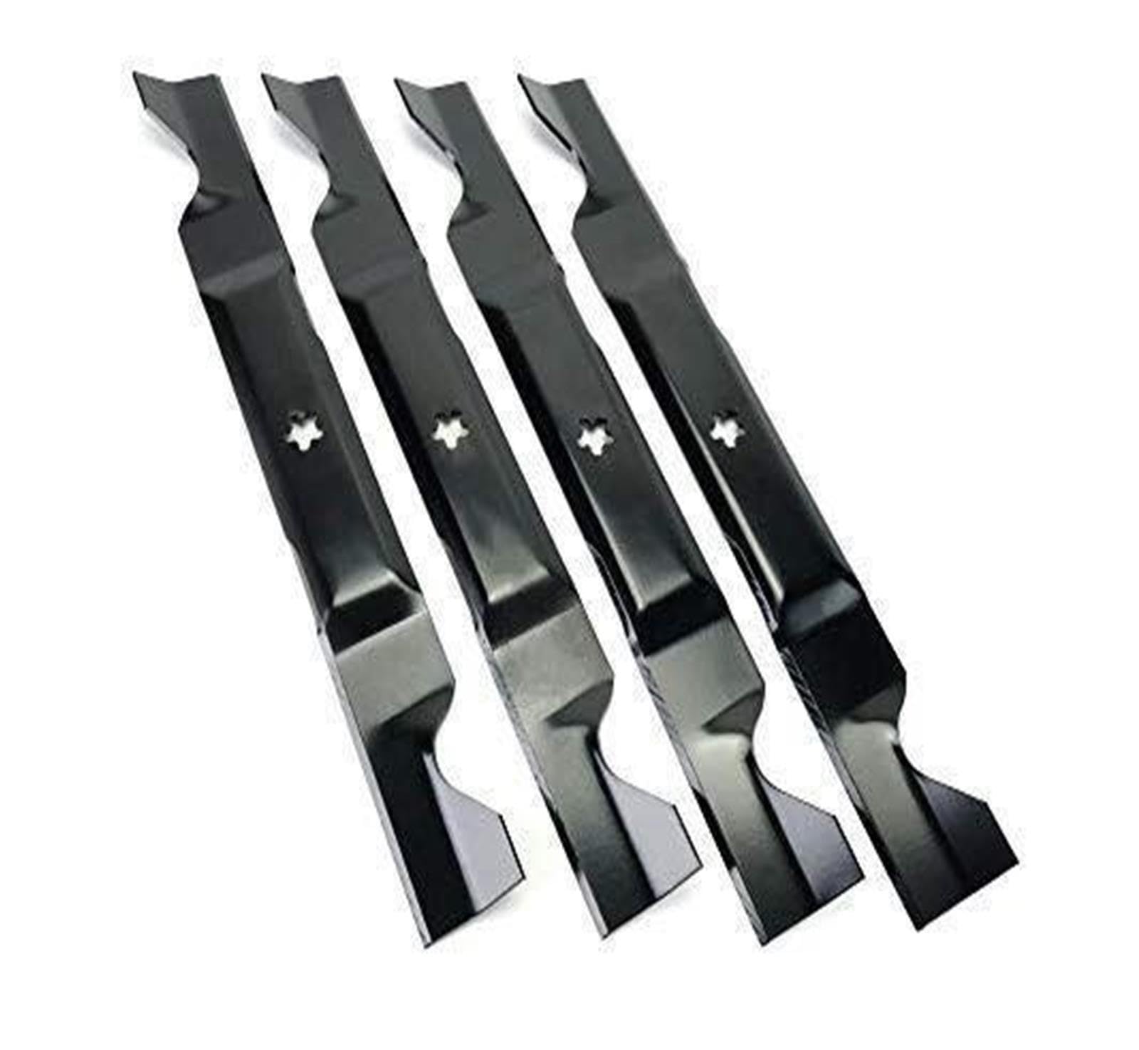 4er-Pack Mähmesser, Kompatibel Mit AYP, ROPER, SEARS, Husqvarna, Ersetzt Rotary 12242 12721, 405380 532405380 594892801