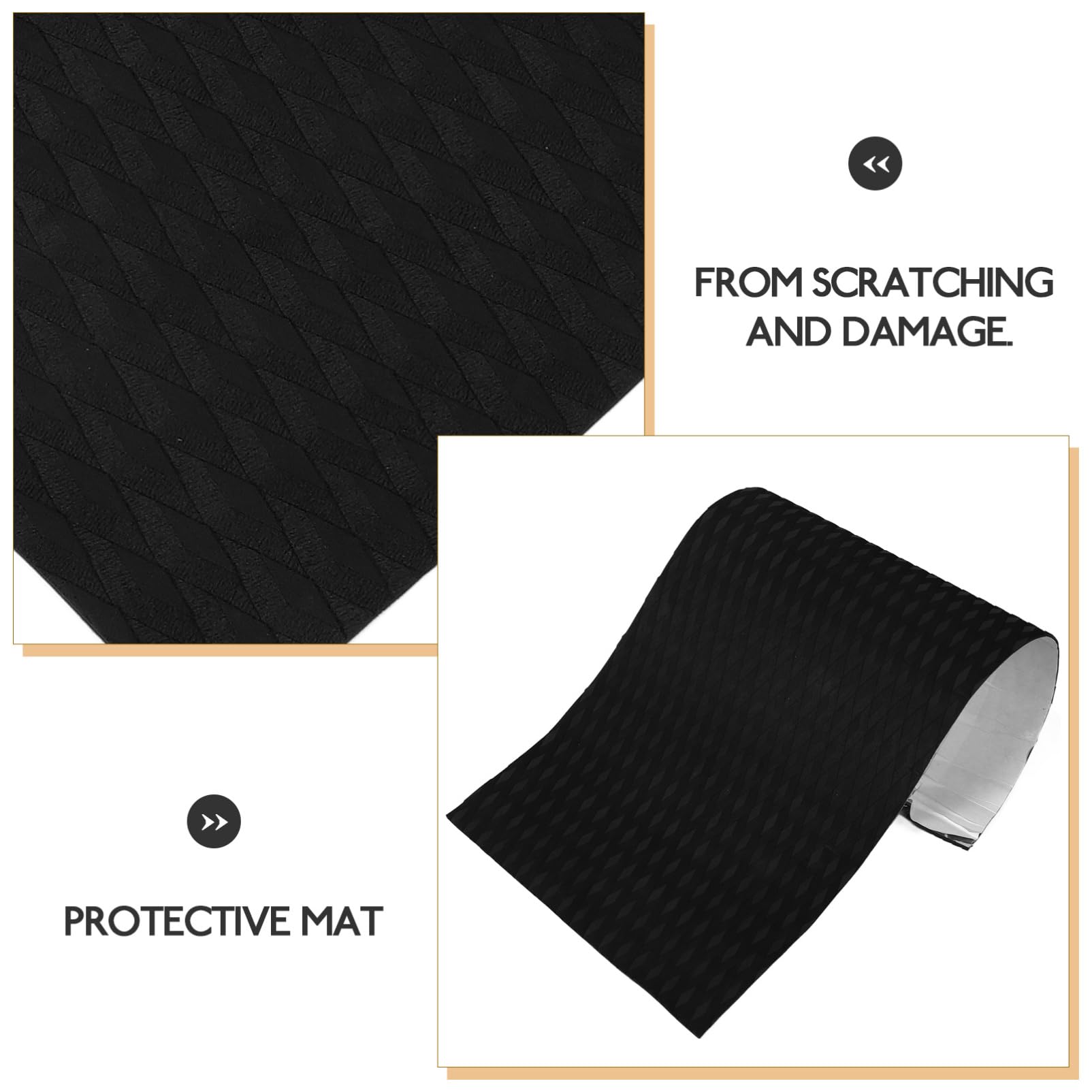 SUPVOX Surfboard Traction Pad Non-Slip Tail Pad Surfboard Deck Grip Mat Self-Adhesive Pad