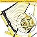 PodiuMax Soccer Rebounder, 6x4.7ft Large Soccer Rebound Net & 6x1.3ft Ground Pass Net, Soccer Bounce Back for Kick Back Trainer & Footwork Training with Carry Bag