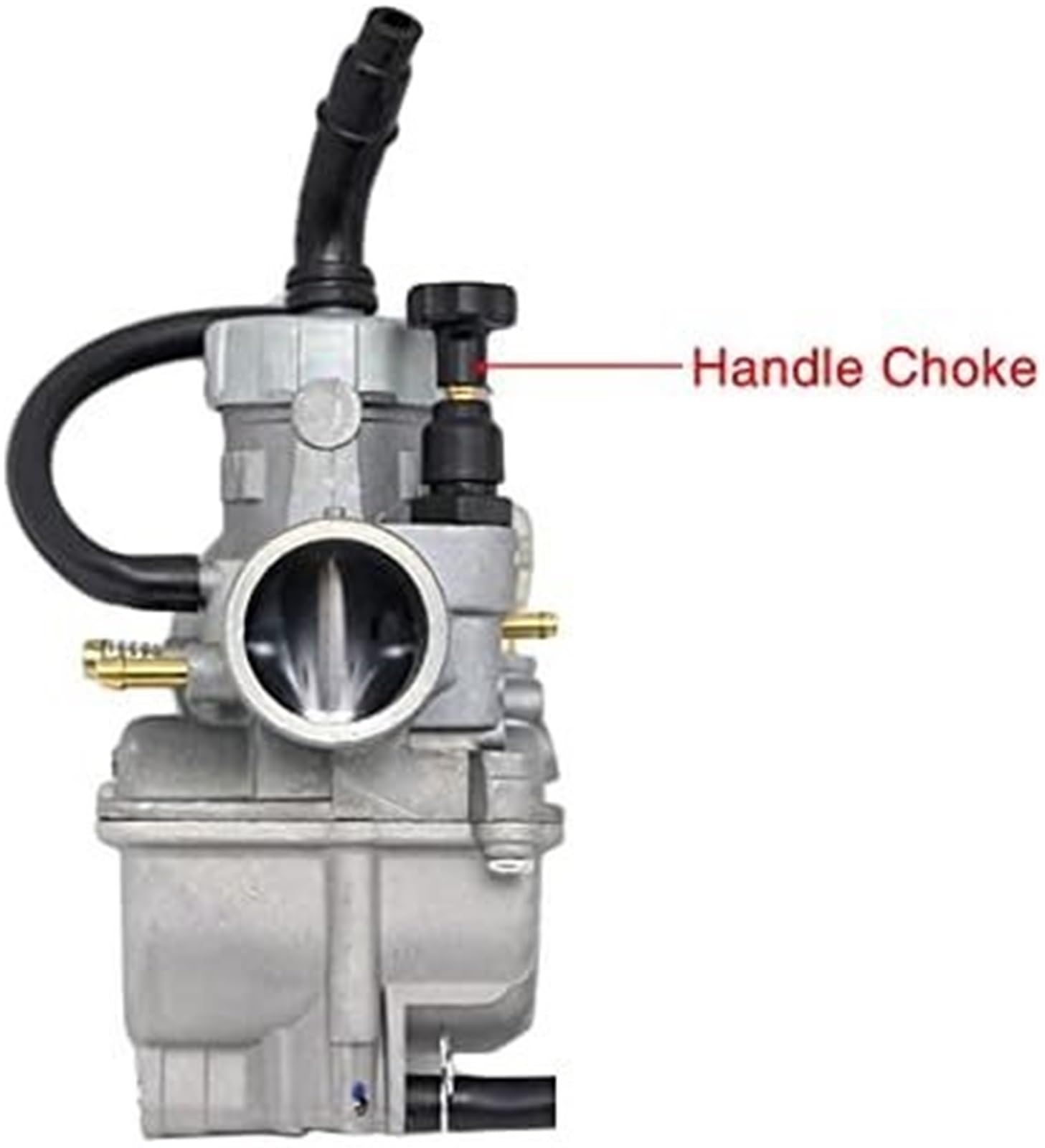 Carburador de cortacésped para carburador para Keihin, Control de para Motocicletas Carreras, Scooters y ATV(Pe28 Manual)