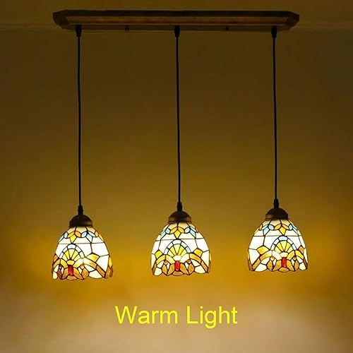 Miniatura 2 de Pantalla de lámpara de 6 pulgadas de repuesto solo para pantalla de cristal Tiffany, accesorios de cubierta de lámpara barroca beige, apertura de