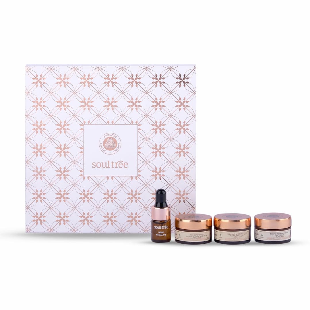 Soultree Hemp Face Essentials Trial Set | Set of 4 | 17gm
