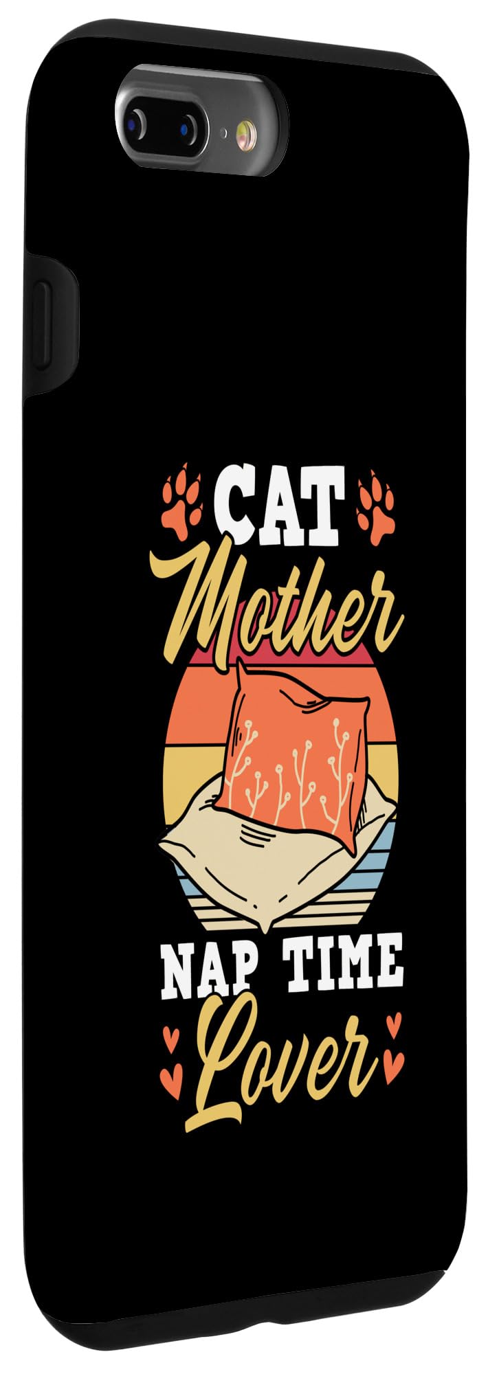 iPhone 7 Plus/8 Plus Cat Mother Nap Time Lover Case - Image 3