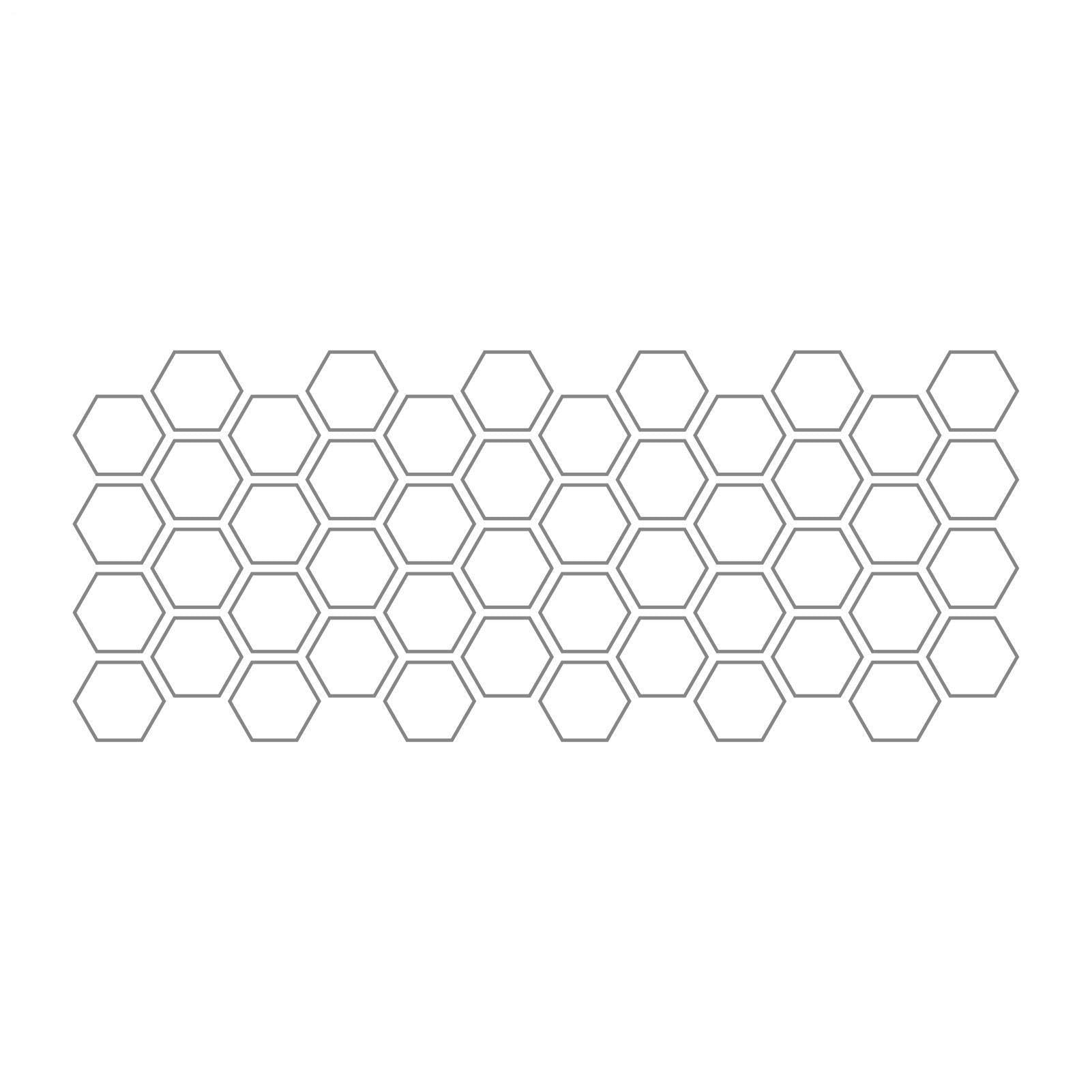 Autocollant latéral nid d'abeille 60x200cm en vinyle géométrique pour décoration de portières de voiture