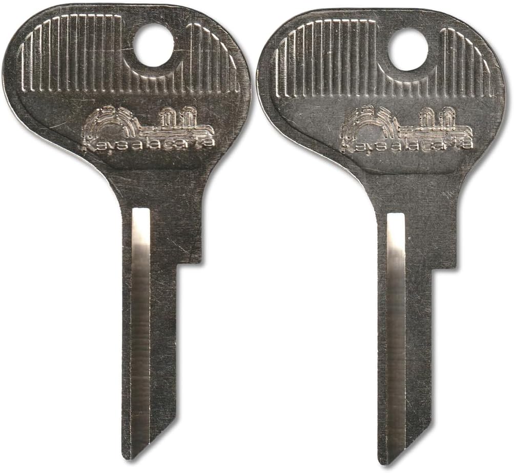 N31 Pair (2) Replacement Keys – Cut to Code on NE10 Blank for Neiman/Normbau/Presta/Alfa Romeo & More Ignition Switch Keys | KEYSALACARTE