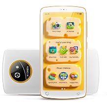 TIMMKOO MP3 Player for Kids with Camera, More Than 10 Educational Apps for Ages 3-7, Music Phone for Kids & Toddler, 5.5'' Screen MP3 Player with Bluetooth and WiFi, Parental Control, Up to 256GB