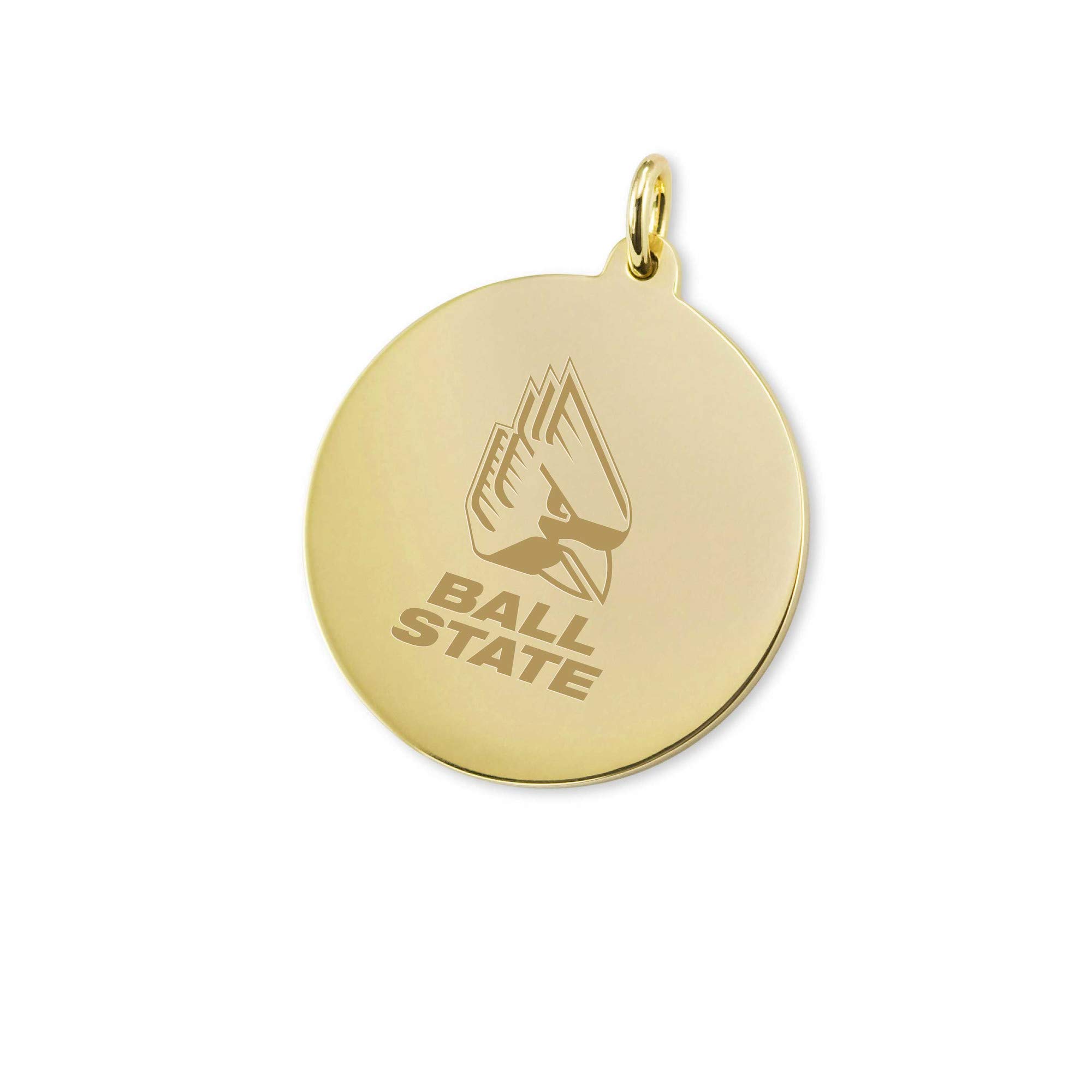 M. LA HART Ball State 18K Gold Charm
