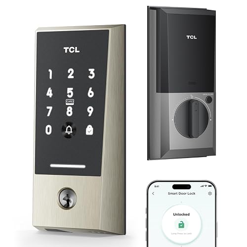 TCL D2 Smart Lock, Keyless Entry Door Lock with App