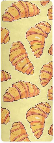 Croissant Yoga Mat Non Slip Thick Kids Eco Friendly Rubber Workout Foldable Yoga Mat Women Exercise