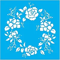 Stencil de Acetato para Pintura OPA 30,5X30,5 2301 Mandalas Rosas