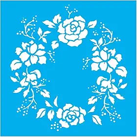 Stencil de Acetato para Pintura OPA 30,5X30,5 2301 Mandalas Rosas