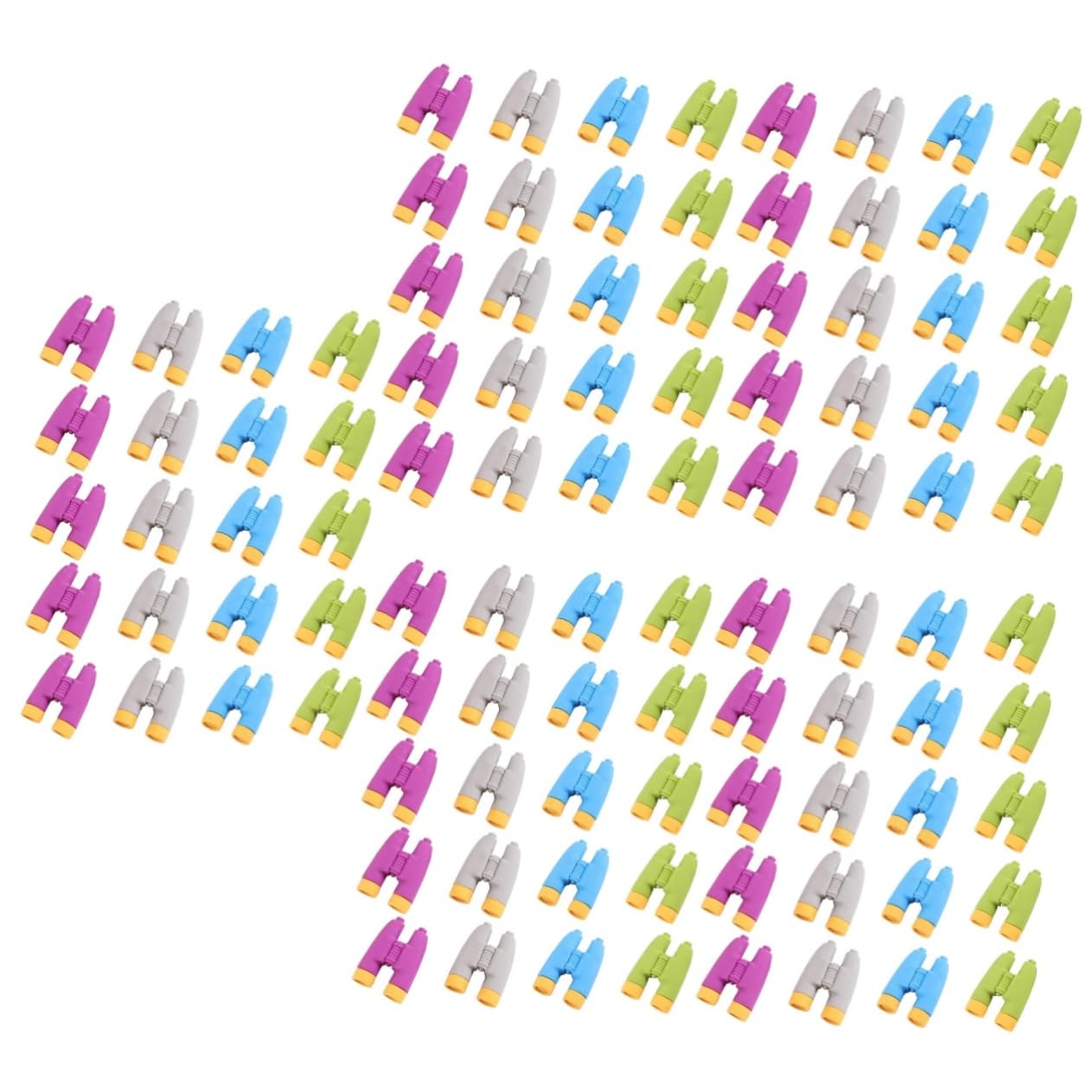 jojofuny 5 Set Gomme Per Studenti Forma Di Telescopio Colorate E Divertenti Cancellare Per Ufficio Gommine Resistenti E Facili Da Usare Per Studio E Disegno 24 Pezzi * 5