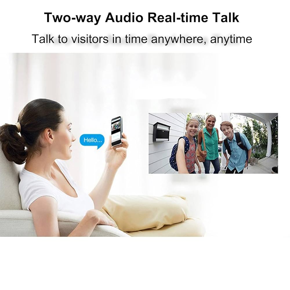 Amazon.co.jp: カメラ付きインターホン、 スマート 遠隔操作