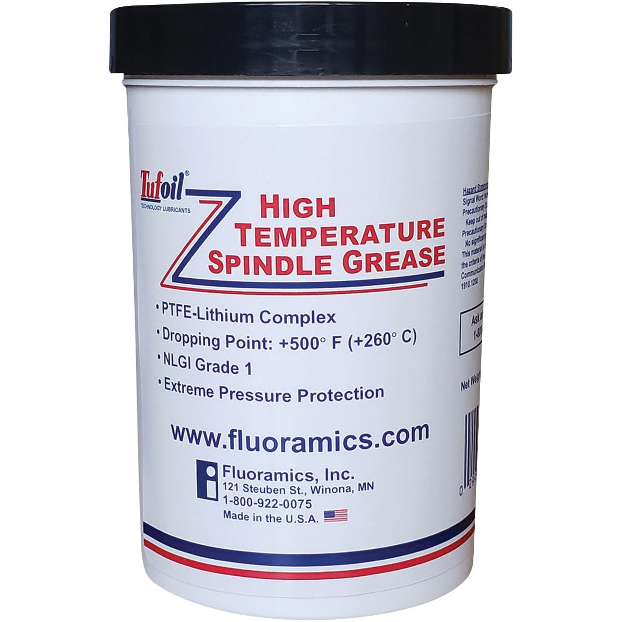 8800014 High Temperature Spindle Grease 453 G Jar (Net Wt 16 Oz)