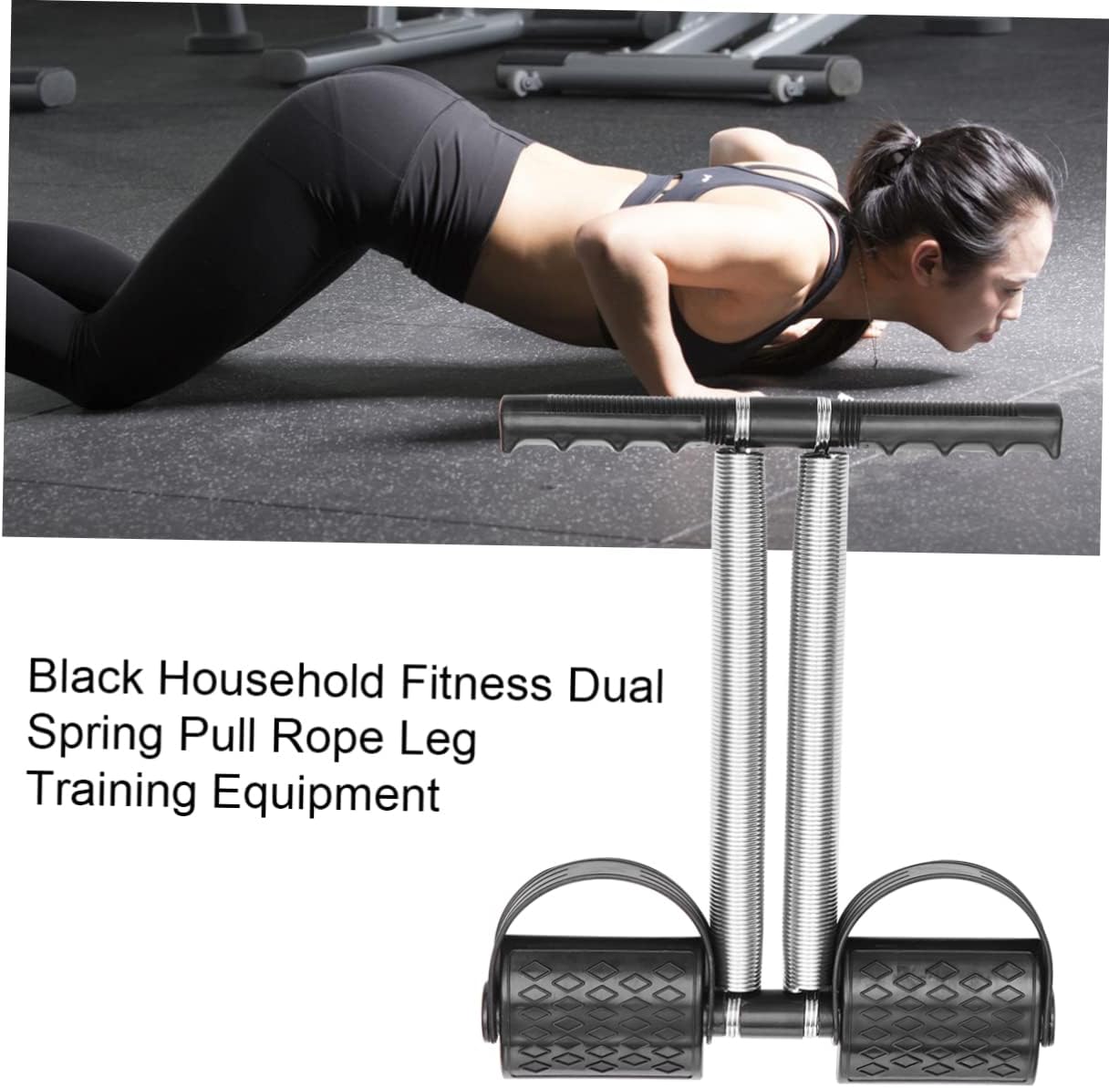 GALPADA Fitness Equipment Exercise Puller Gym Pedal Leg Exerciser Leg Training Equipment Stretch Board Steel