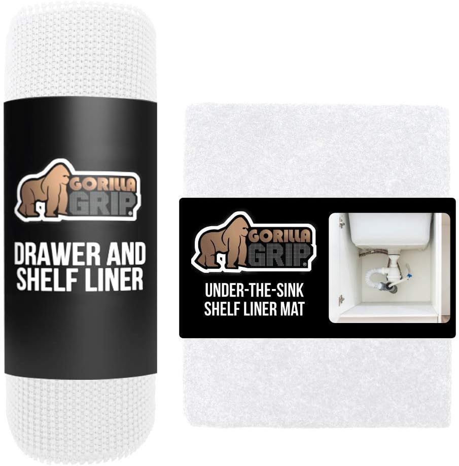 Gorilla Grip Drawer Liner and Under Sink Mat, Drawer Liner