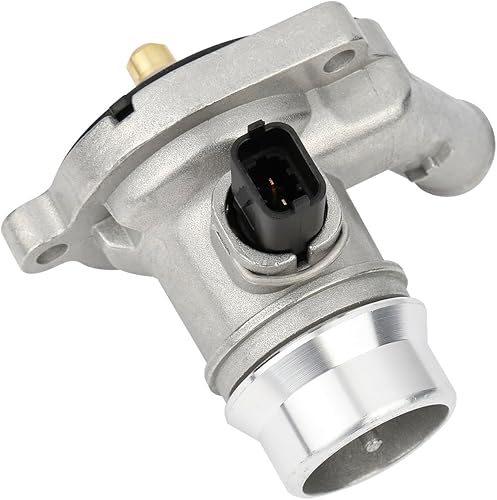Miniatura 7 de Conjunto de carcasa de termostato de refrigerante de motor de aluminio mejorado (1 unidad). Compatible con Buick Encore 2013-2020 Chevy Cruze