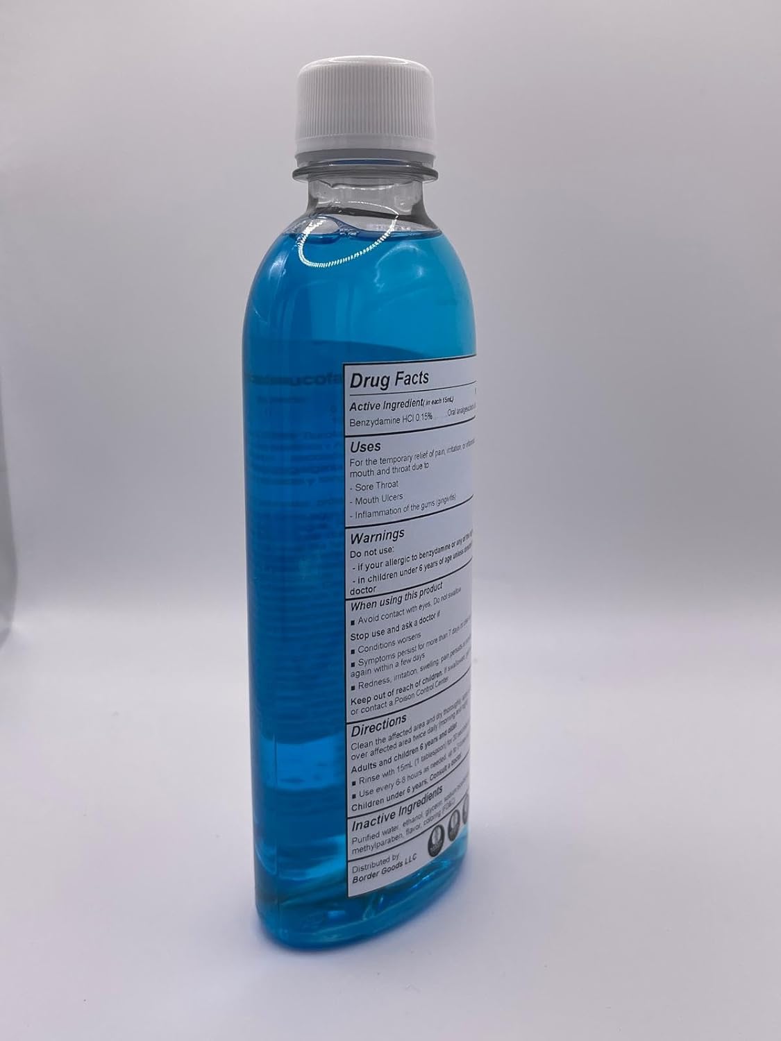 Oral Mouth Rinse & Throat Rinse Bucal Bucofarngeo Oral Solution - 360 mL, Gentle Formula, Chemical Free, Alcohol-Free