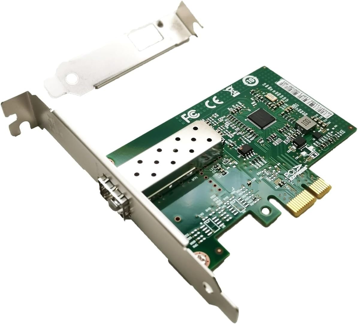 1.25Gb PCIex1 Converged Ethernet Network Card with I210,1xSFP/Copper RJ45 Port LAN Server Gigabit NIC for Windows/Vmware(I210-AT RJ45 Port)