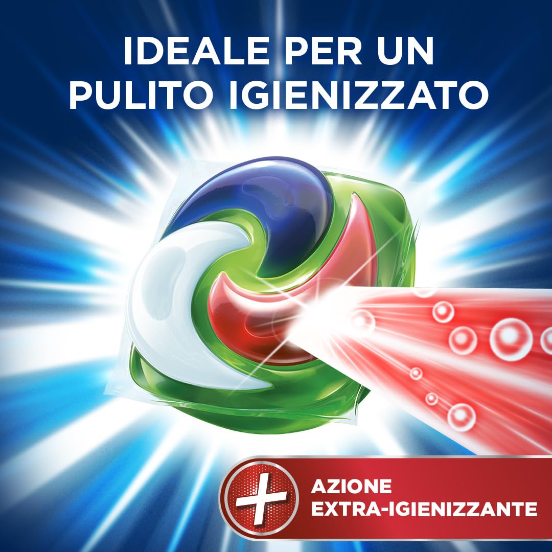 Dash Power Pods Detersivo Lavatrice In Capsule, 105 Lavaggi (35x3), Azione Extra-Igienizzante, Contro Sporco E Batteri, Efficace Anche A Freddo E In Cicli Brevi