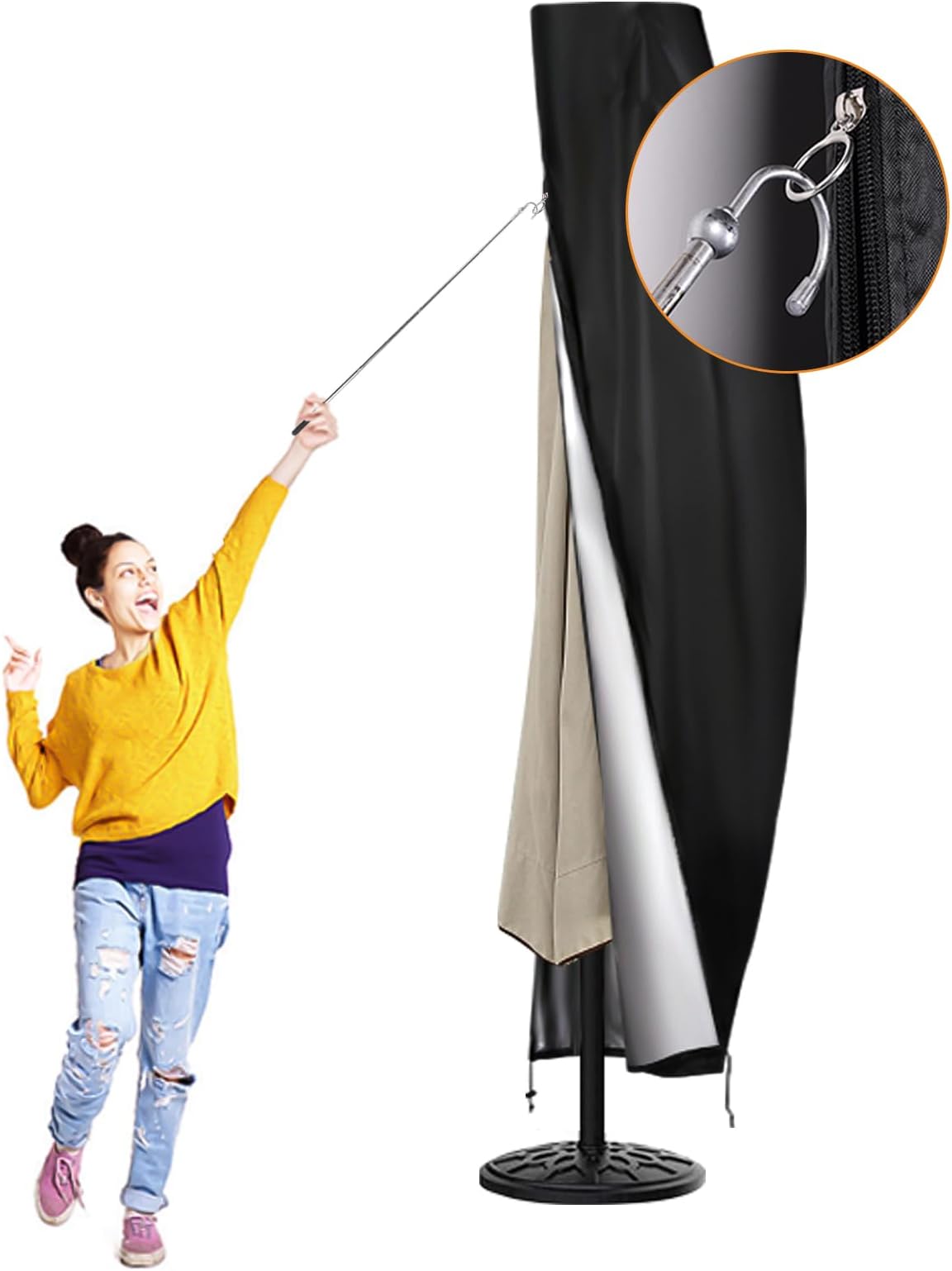 DOCEPERT Patio Umbrella Cover Fits 11ft