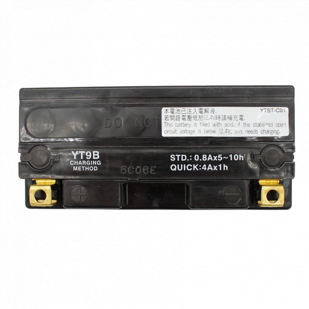 Yuasa batteria yuasa yt9b precaricata sigillata batteria moto convenzionale 12 v capacità affidabile resistente vibrazioni