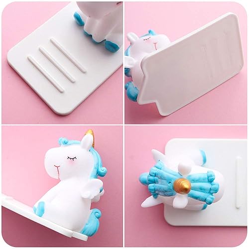 Miniatura 6 de ZOSTLAND Soporte ajustable para teléfono con diseño de caballo mosca de unicornio, caballo pegaso, soporte ajustable para teléfono de escritorio,