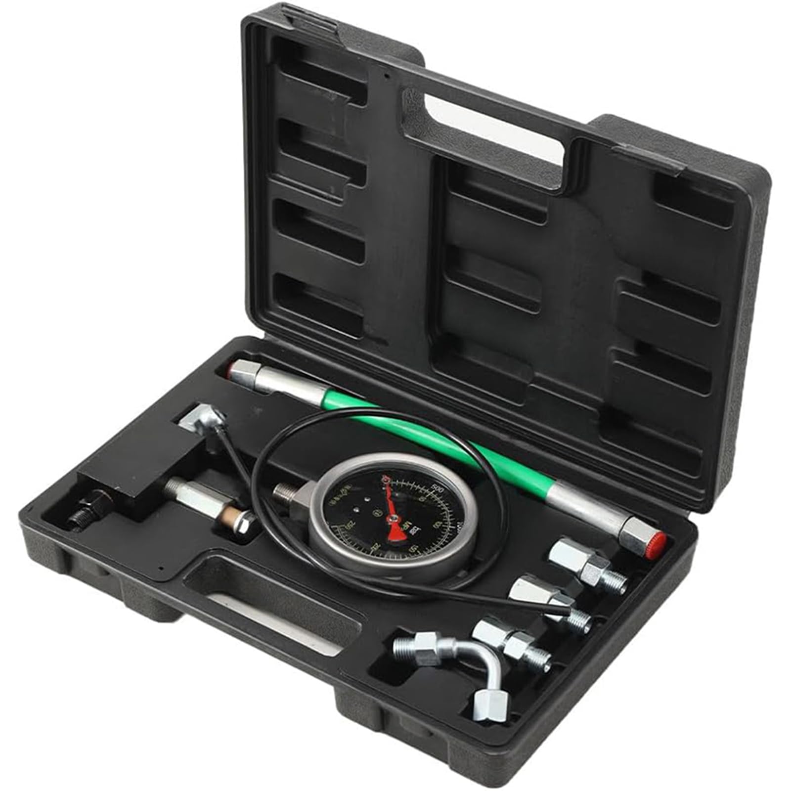 Diesel-Kraftstoffdruck-Prüfgerät, 2500 Bar Common-Rail-Diesel-Hochdruckpumpen-Kolbendruckprüfgerät Für Motorstart/LaufdruckprüfungBlack,1