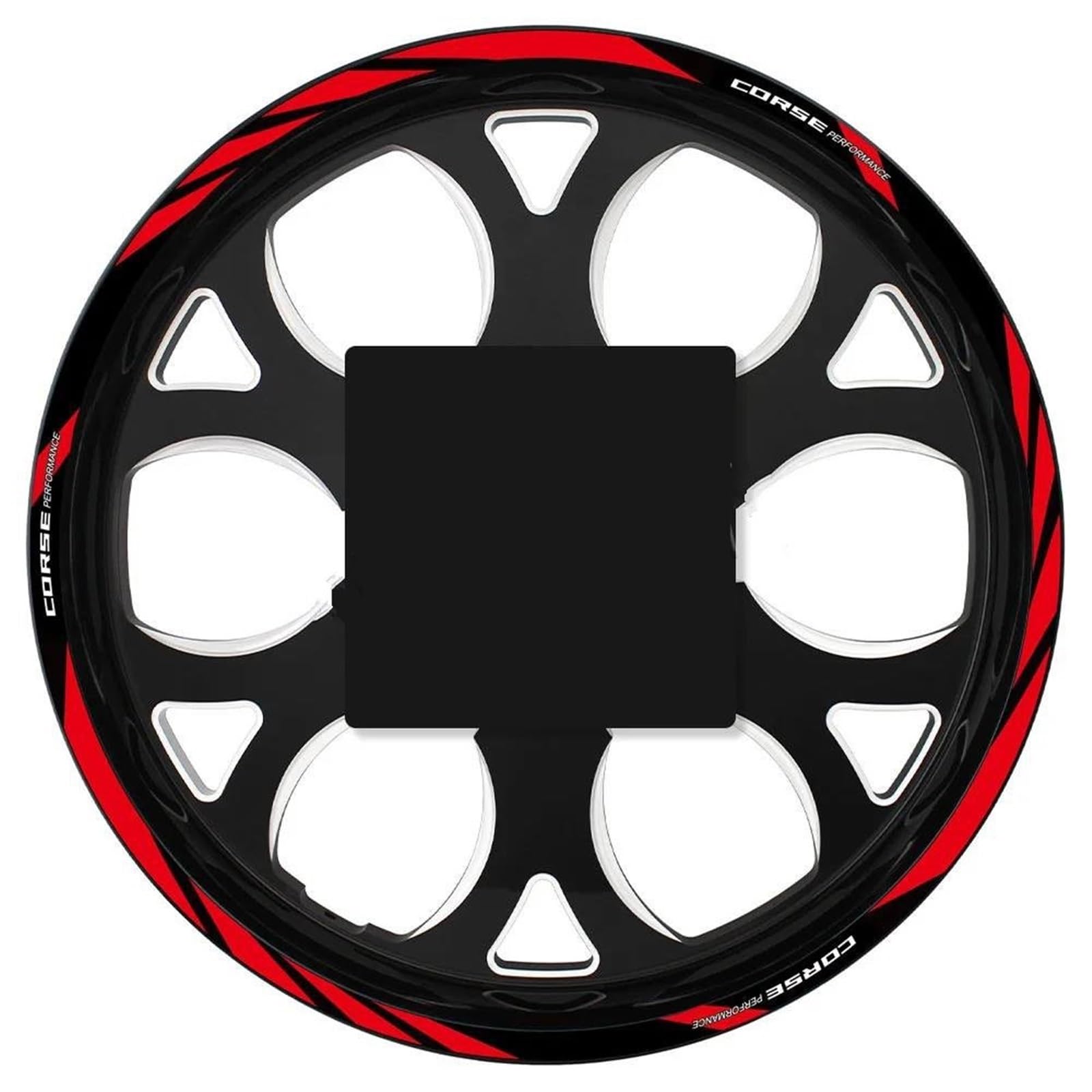 Wheel Sticker Rim Decal Hub Stripe Tape for Ducati for Monster 696 821 937 for Diavel for Panigale V4 848 Wheel Rim Sticker(Color2)