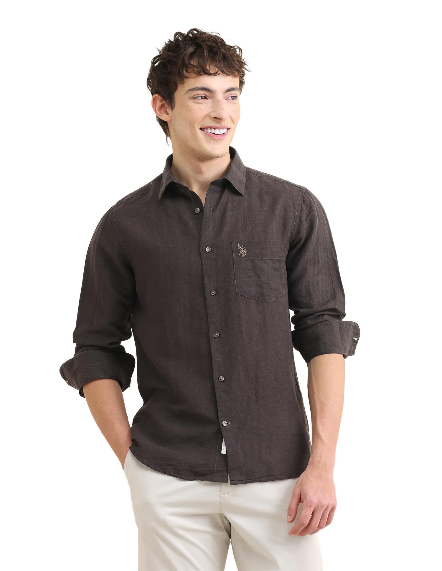 u.s. polo assn. U.s.Polo Association Men's sotogrande Regular fit Shirt-picture-25