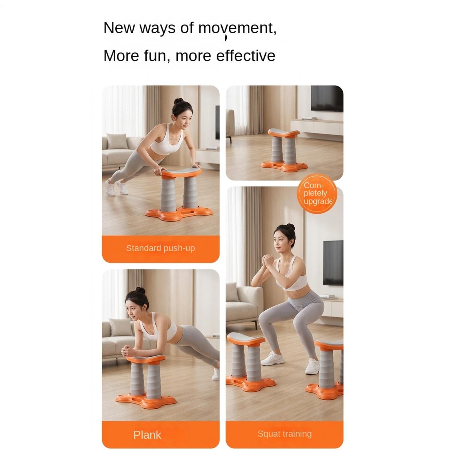 Attrezzo per allenamento push up ergonomico antiscivolo | Attrezzo per esercizi push-up, per uomini, donne, principianti, casa, ufficio, palestra, pavimento, esercizio fitness