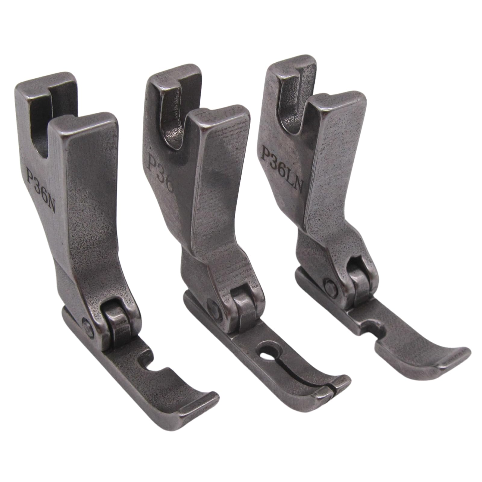 brand -ZIPPER FOOT SET - LEFT, RIGHT & CENTER #P36N+P36LN+P363 Compatible with/Replacement for JUKI brand DDL-5550 8300 8500 8700 TL-18QVP TL-2010Q BROTHER brand DB2-B735 DB2-B758 PQ1500
