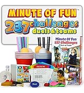 Minute of Fun Party Game - Amazing, 237 Minute to Win It Challenges for Duels, Teams, Parties - T...