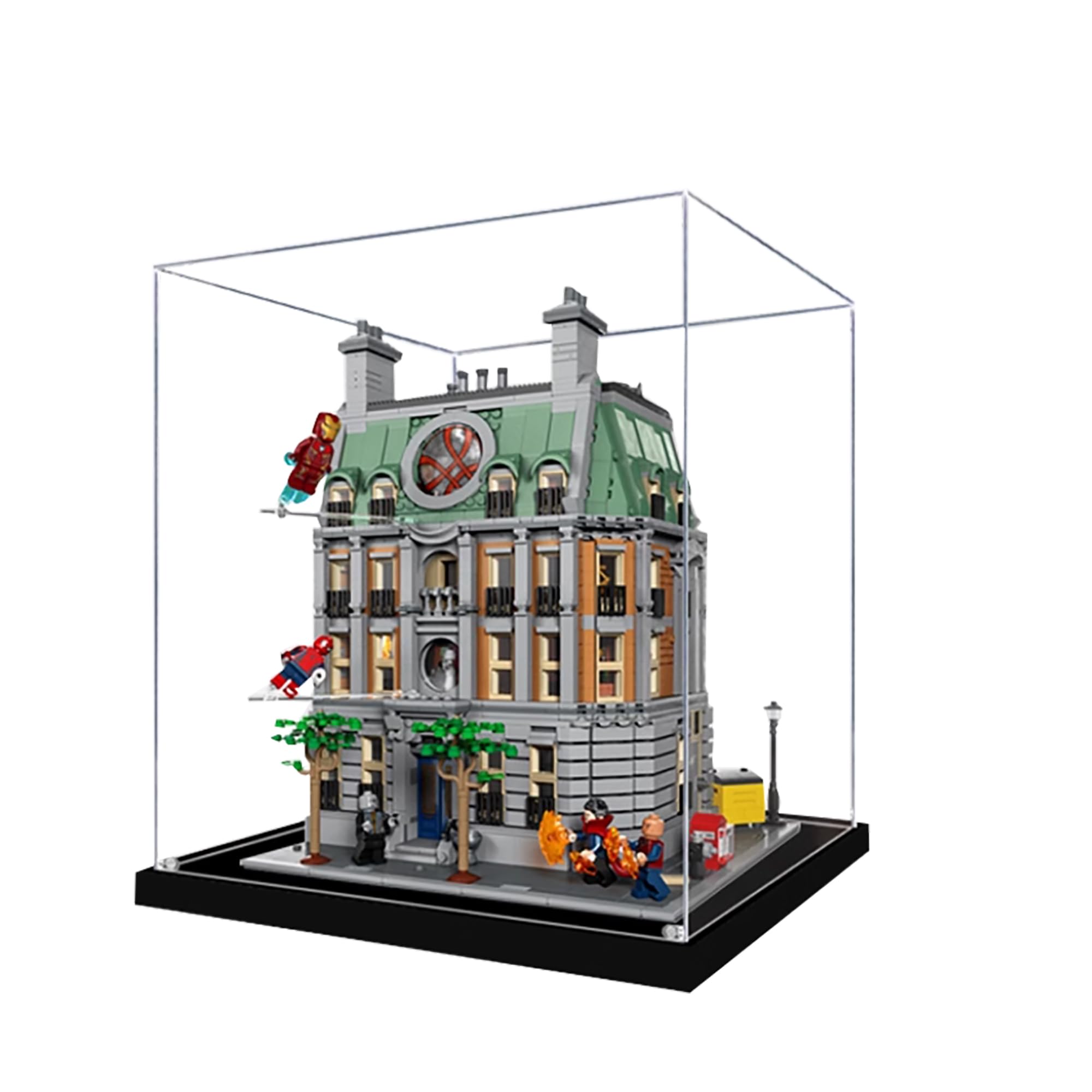 Acrylic Display Case for Lego 76218 Model, 3mm Dustproof Display Box, Display Case Compatible with Lego 76218 (Model Not Included) (Transparent Build 2MM)