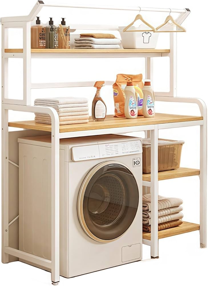 ◇大阪府神戸市配達料無料！◇ランドリーラック◇洗濯機上収納ラック