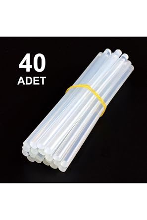 Hobialem 40 Adet, Kal n Silikon, S cak Silikon,  effaf Mum Silikon, 11 Mm, S cak Yap t r c
