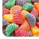 Fruit Slices Jelly Candy - 1 Pound Pack - Old Fashioned Jelly Candy for Holiday Snack Bowls and Gifts - Gelatin Free Jellies - Orange, Grape, Cherry, Lime, Lemon