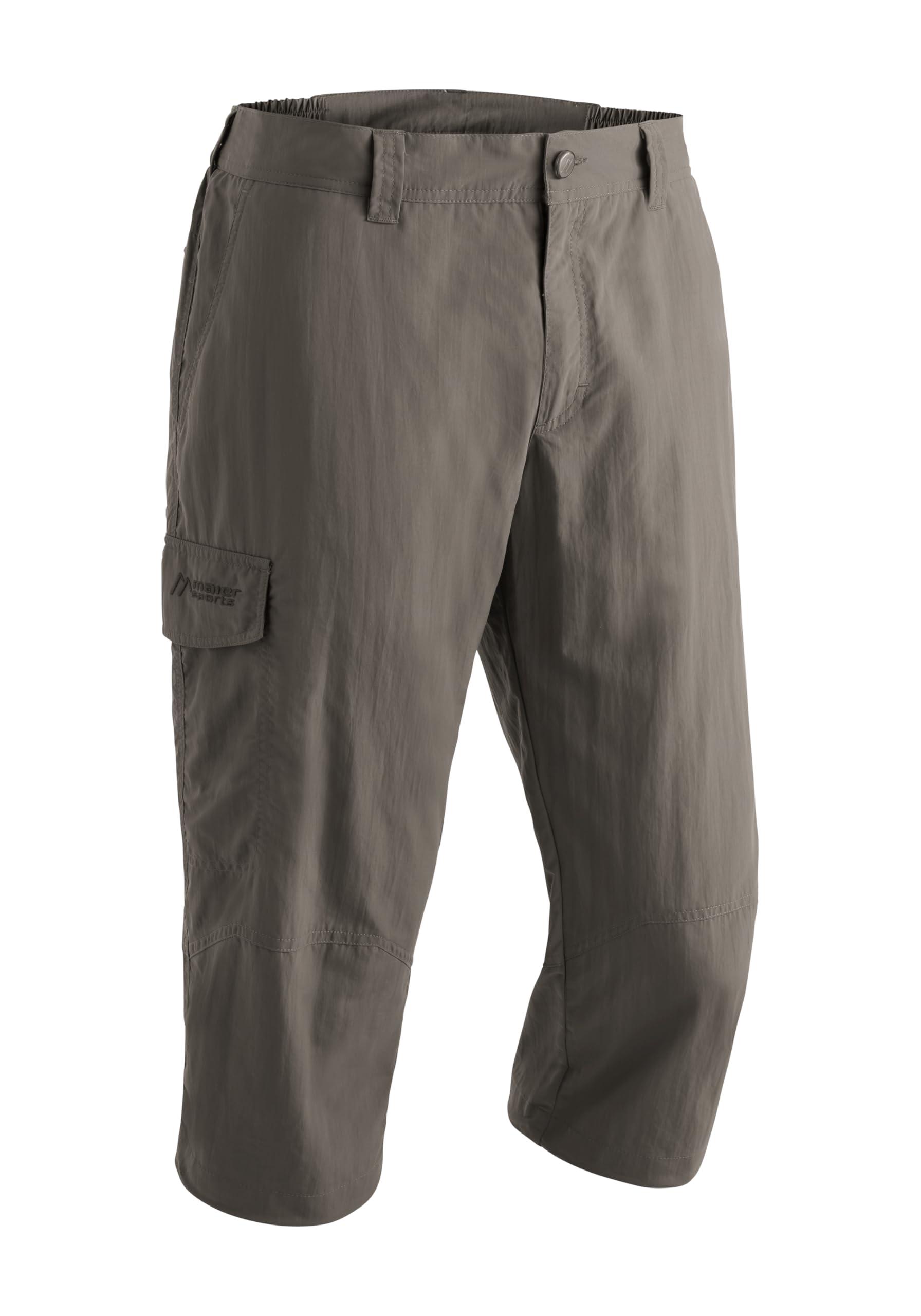 Maier Sports Men's Trousers 3/4–Jens Brown Teak Size:42