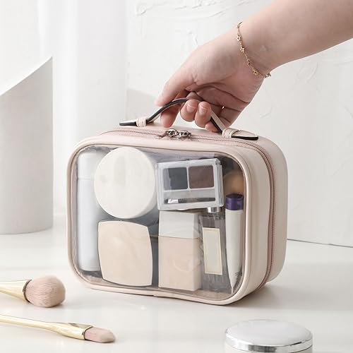 Miniatura 5 de Lychii Bolsa de aseo aprobada por la TSA, bolsa de viaje transparente para artículos de tocador líquidos, organizador de bolsas de cosméticos de